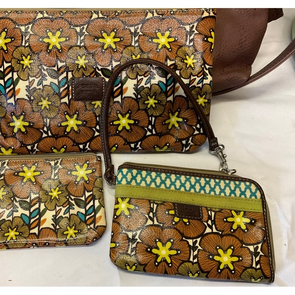 3 Piece Fossil Key-Per Tote Set - Picture 1 of 5